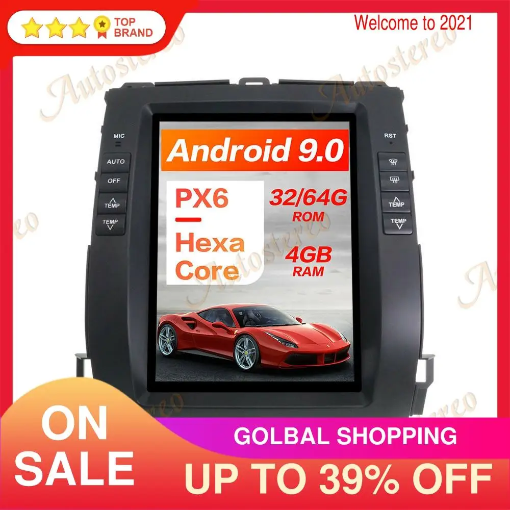 Tesla стиль Android 9,0 4 + 64G автомобильный аудио GPS навигация для Toyota Land Cruiser Prado 2002-2008 Авто головное устройство мультимедийный плеер
Tesla стиль Android 9,0 4 + 64G автомобильный аудио GPS навигация для Toyota Land Cruiser Prado 2002-2008 Авто головное устройство мультимедийный плеер