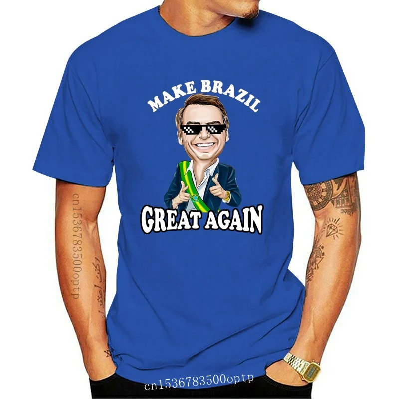 

New Bolsonaro Presidente Shirt, Bolsomito T-Shirt Make Brazil Great Again Cool Gifts Harajuku Tops Fashion Classic Tee Shirt