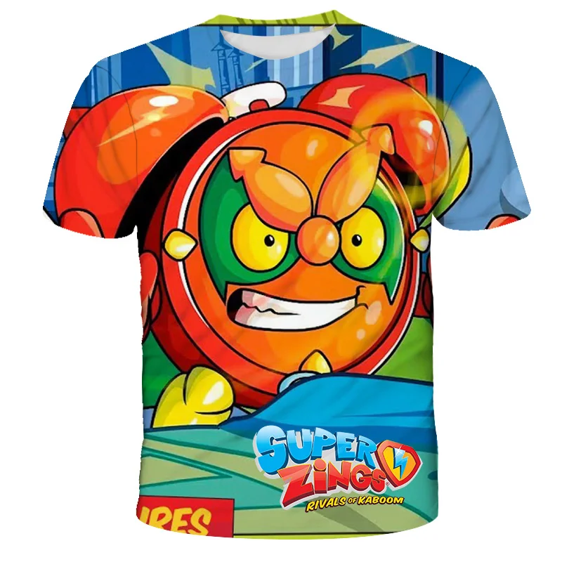 Детская одежда, футболка с круглым вырезом Super-zings, летняя дышащая детская одежда для мальчиков и девочек, модная мультяшная футболка с корот...
Детская одежда, футболка с круглым вырезом Super-zings, летняя дышащая детская одежда для мальчиков и девочек, модная мультяшная футболка с корот...