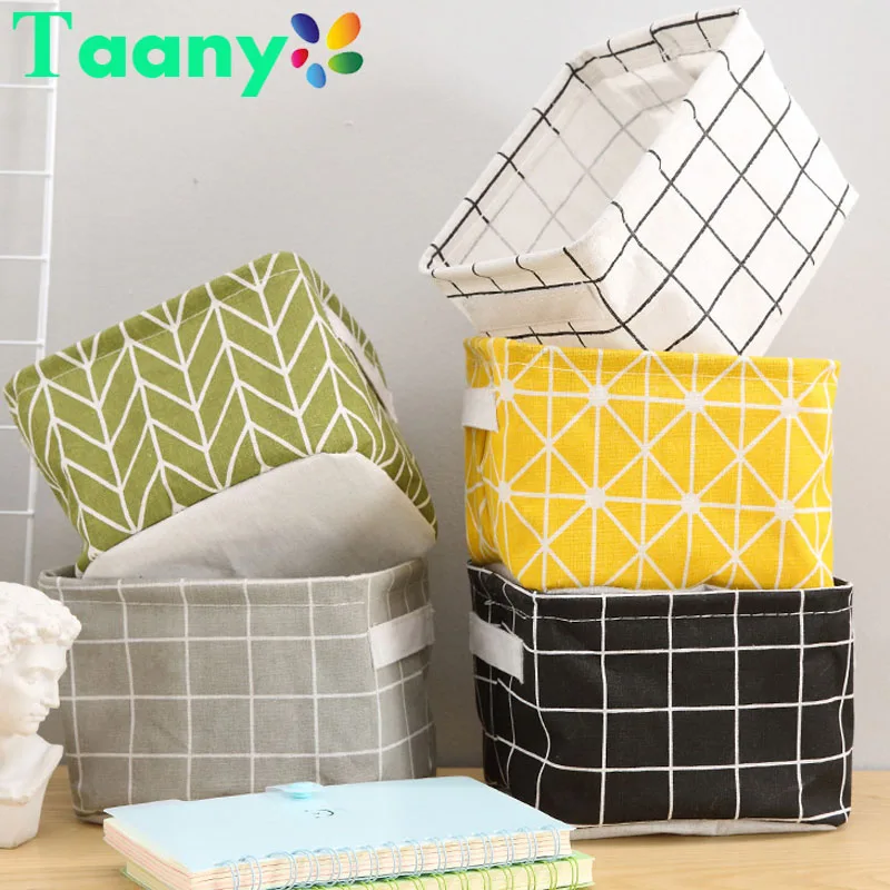 Linen Desktop Storage Box Waterproof Toy Sundries Storage Basket Cosmetic Underware Organizer Office Stationery sundries Box
Linen Desktop Storage Box Waterproof Toy Sundries Storage Basket Cosmetic Underware Organizer Office Stationery sundries Box