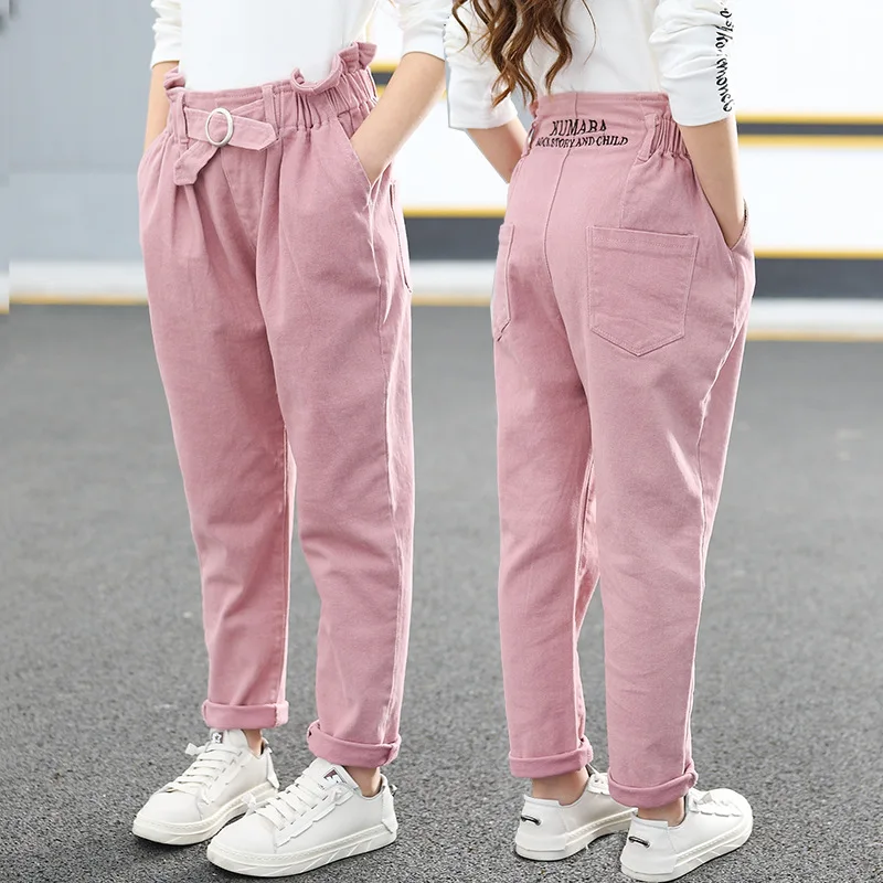 Girls spring 2021 new large children's spring and autumn trousers, children's loose casual pants
Girls spring 2021 new large children's spring and autumn trousers, children's loose casual pants