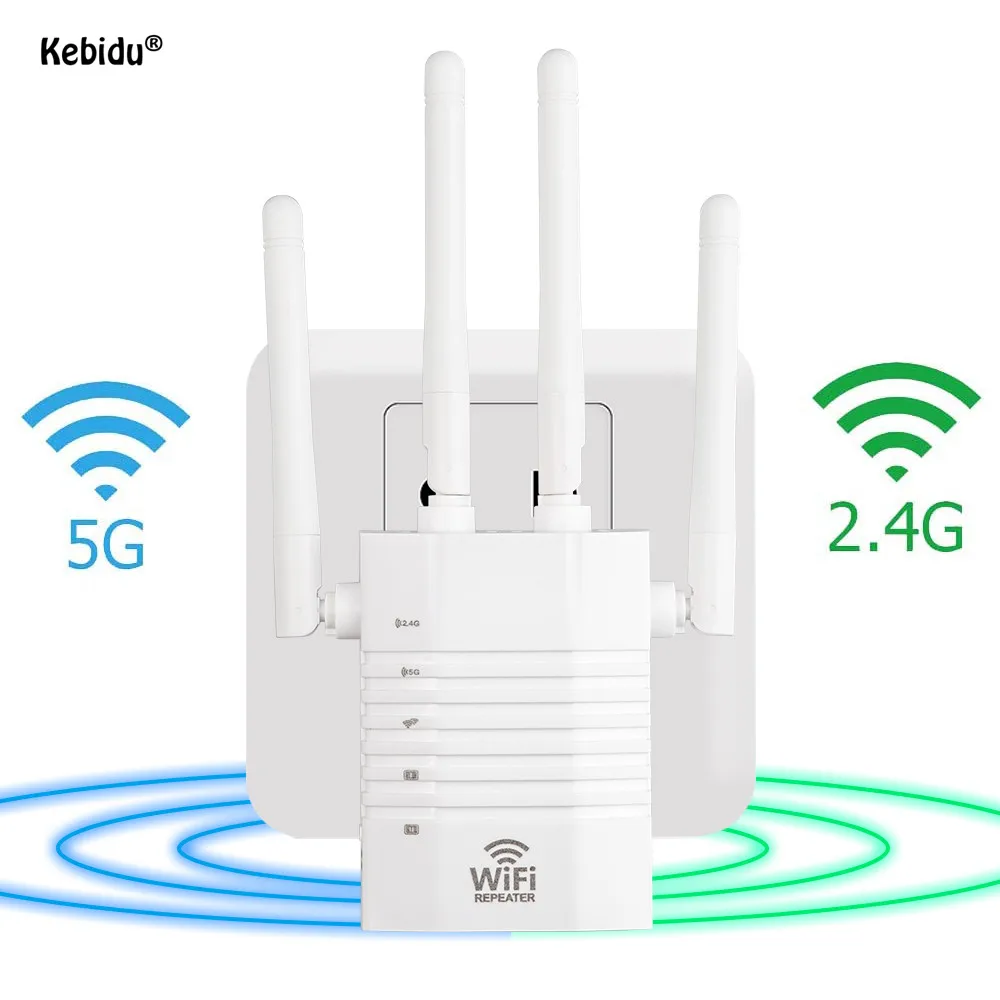 1200Mbps Wireless Repeater Dual Band 2.4+5Ghz Wireless Wifi Router High Power Wifi Repeater Wifi Extender Wi-fi Amplifer RTL8197
1200Mbps Wireless Repeater Dual Band 2.4+5Ghz Wireless Wifi Router High Power Wifi Repeater Wifi Extender Wi-fi Amplifer RTL8197