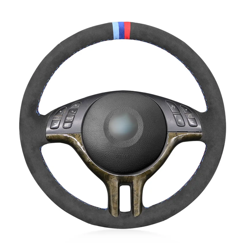 Premium Suede Steering Wheel Cover For BMW E46 318i 325i 330ci E39 X5 E53 Z3 E367 E368 Sedan Series 3 Interior Car Accessories
Premium Suede Steering Wheel Cover For BMW E46 318i 325i 330ci E39 X5 E53 Z3 E367 E368 Sedan Series 3 Interior Car Accessories