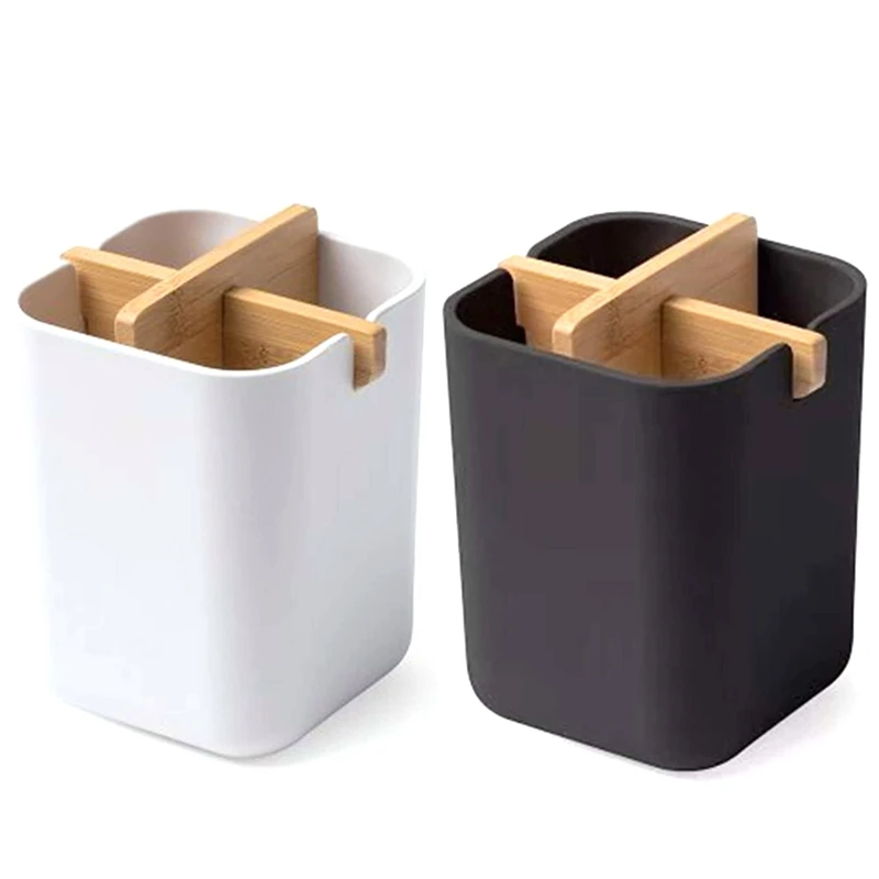 2X Bamboo Toothbrush Holder,Pen Holder, Pen Pot,Tough Toothbrush Caddy For Bathroom Storage,Black & White
2X Bamboo Toothbrush Holder,Pen Holder, Pen Pot,Tough Toothbrush Caddy For Bathroom Storage,Black & White