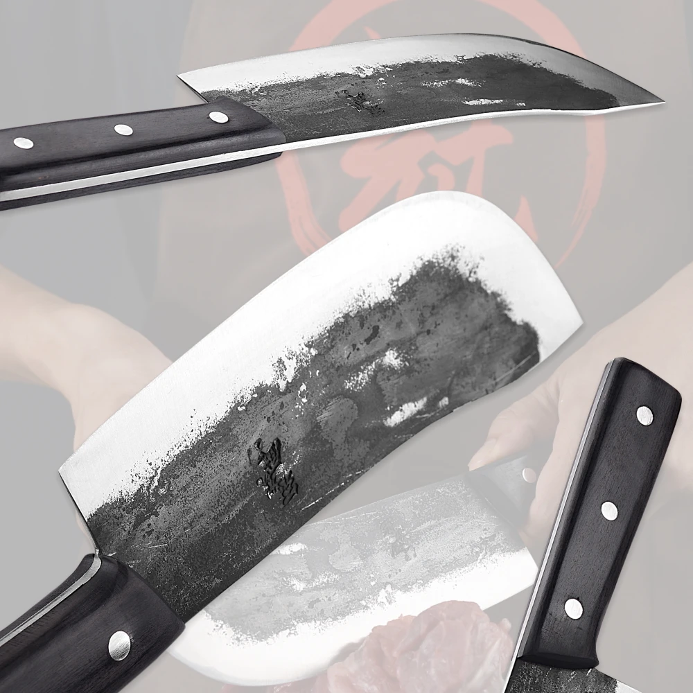 Chef Cleaver Chopper Slicing Cooking Tools Handmade Kitchen Knives Traditional Chinese Style Pro Sharp Slaughter Butcher Tool
Chef Cleaver Chopper Slicing Cooking Tools Handmade Kitchen Knives Traditional Chinese Style Pro Sharp Slaughter Butcher Tool
