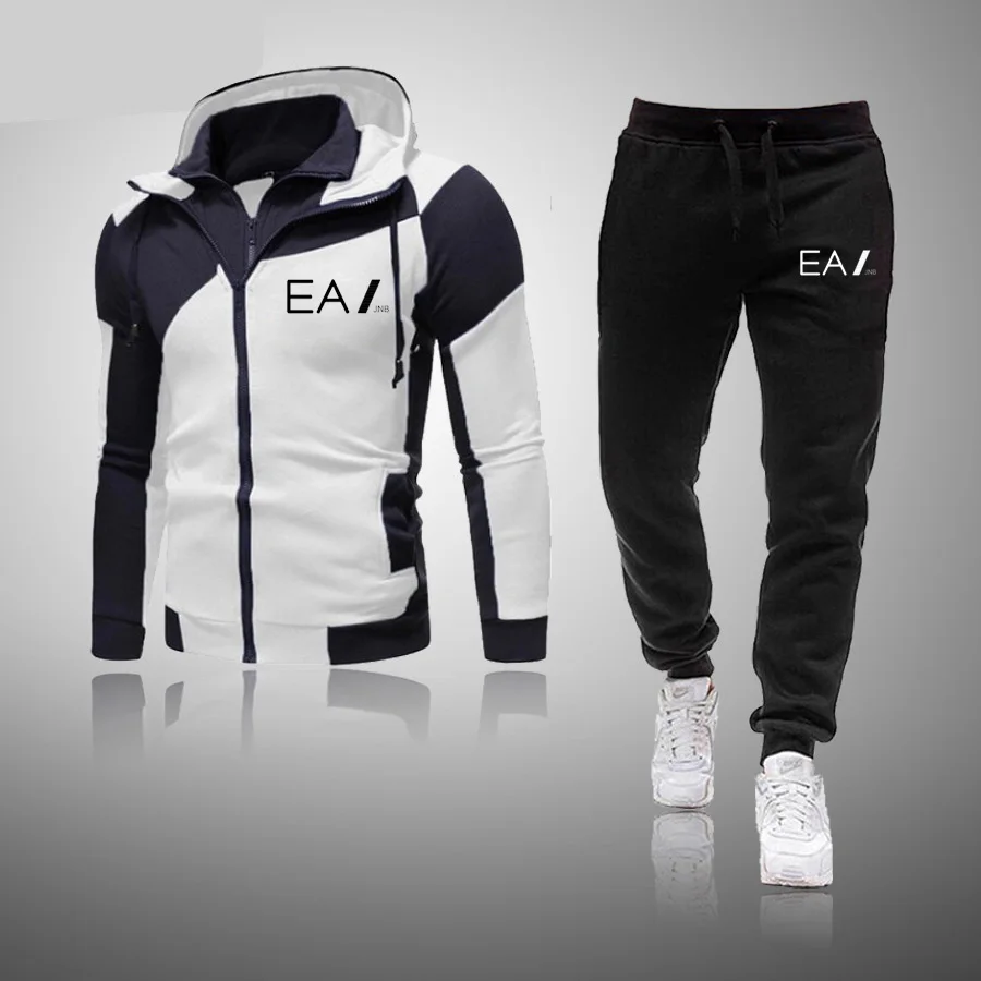 Men's sportswear zipper hoodie casual suit 2 autumn and winter sportswear men's fitness sweatshirt jacket + pants suit 2021
Men's sportswear zipper hoodie casual suit 2 autumn and winter sportswear men's fitness sweatshirt jacket + pants suit 2021