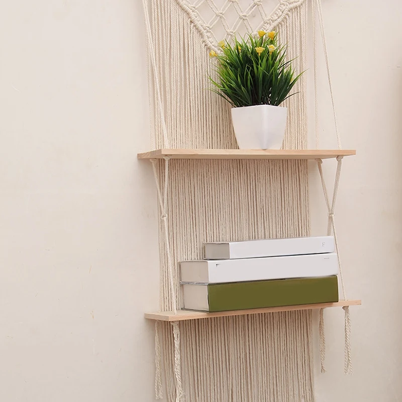 INS Tapestry Double-Layer Shelf Woven Nordic Bohemian Tapestry Wall Shelf Cotton Tapestry
INS Tapestry Double-Layer Shelf Woven Nordic Bohemian Tapestry Wall Shelf Cotton Tapestry