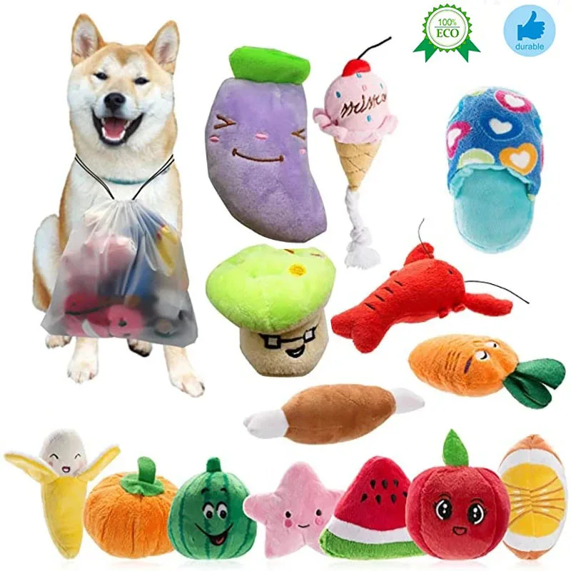 Cute Plush Dog Toys Stuffed Squeaky Molar Bite Chew Toy Lovely Pet Puppy Cat Tugging Chew Quack Sound Toy Peluche Dogs Supplies
Cute Plush Dog Toys Stuffed Squeaky Molar Bite Chew Toy Lovely Pet Puppy Cat Tugging Chew Quack Sound Toy Peluche Dogs Supplies