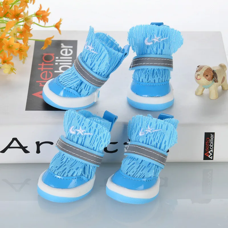 4pcs/set Waterproof Winter Pet Dog Shoes Anti-slip Rain Snow Boots Footwear Thick Warm For Small Cats Puppy Dogs Socks Booties
4pcs/set Waterproof Winter Pet Dog Shoes Anti-slip Rain Snow Boots Footwear Thick Warm For Small Cats Puppy Dogs Socks Booties