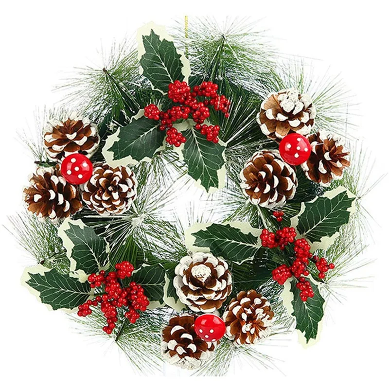 12Inch Christmas Wreath Berry Wreath Handmade Floral Front Door Rustic Wreath Flocked With Mixed Decorations
12Inch Christmas Wreath Berry Wreath Handmade Floral Front Door Rustic Wreath Flocked With Mixed Decorations