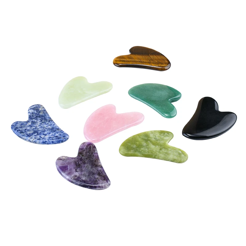 Whole Series Heart Shape Gua Sha Tools 100% Natural Crystal Massage Stones China Traditional Facial Skin SPA Acupuncture Scraper
Whole Series Heart Shape Gua Sha Tools 100% Natural Crystal Massage Stones China Traditional Facial Skin SPA Acupuncture Scraper