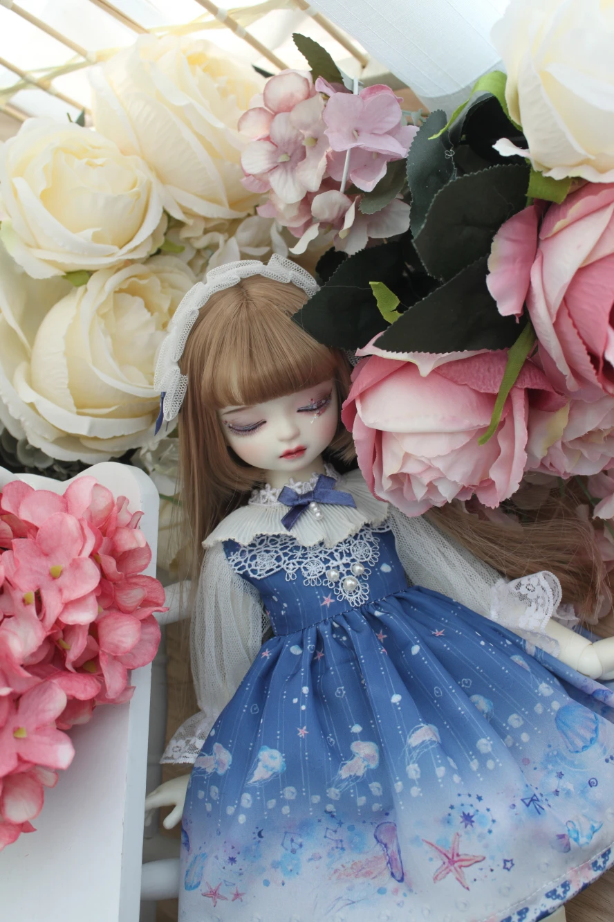 1/6 1/4 весы аксессуары для одежды BJD свободное милое платье в западном стиле BJD/SD Blyth