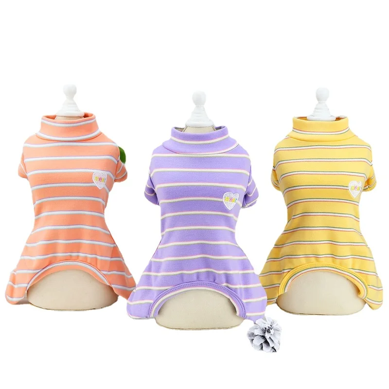 Pet Clothing Autumn&winter Schnauzer Teddy Puppy Hoodie Dog Clothes for Small Dog Stripes Heart Four-legged T-Shirt Coat
Pet Clothing Autumn&winter Schnauzer Teddy Puppy Hoodie Dog Clothes for Small Dog Stripes Heart Four-legged T-Shirt Coat