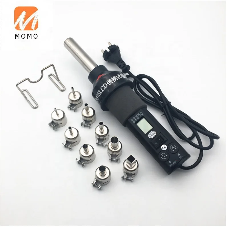 Gj - 8018 LCD portable welding rework station heat gun low welding blower desoldering tools 220 v, 450 w is adjustable
Gj - 8018 LCD portable welding rework station heat gun low welding blower desoldering tools 220 v, 450 w is adjustable