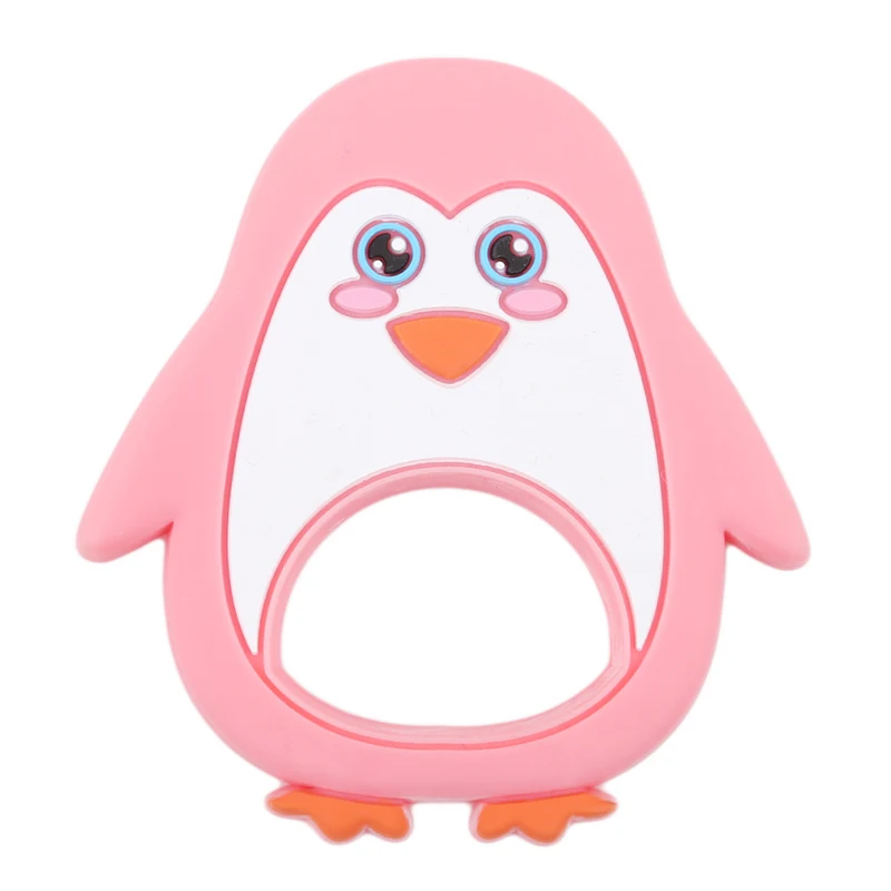 Baby Silicone Teether Cute Cartoon PenguinToys DIY Pacifier Chain Baby Teething Beads Food Grade Baby Using Supplies
Baby Silicone Teether Cute Cartoon PenguinToys DIY Pacifier Chain Baby Teething Beads Food Grade Baby Using Supplies