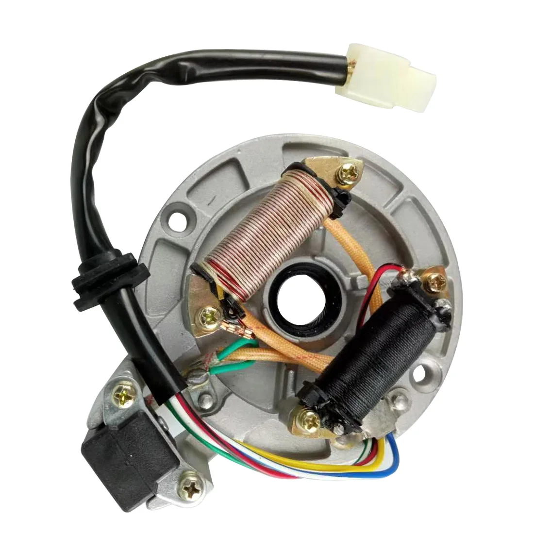 Магнитный статор Kazumasun L Roketa Aim-ex50 110 125 110, Прямая продажа с завода, 90cc 110cc 125cc, деталь двигателя, магнитный статор 152 
Магнитный статор Kazumasun L Roketa Aim-ex50 110 125 110, Прямая продажа с завода, 90cc 110cc 125cc, деталь двигателя, магнитный статор 152