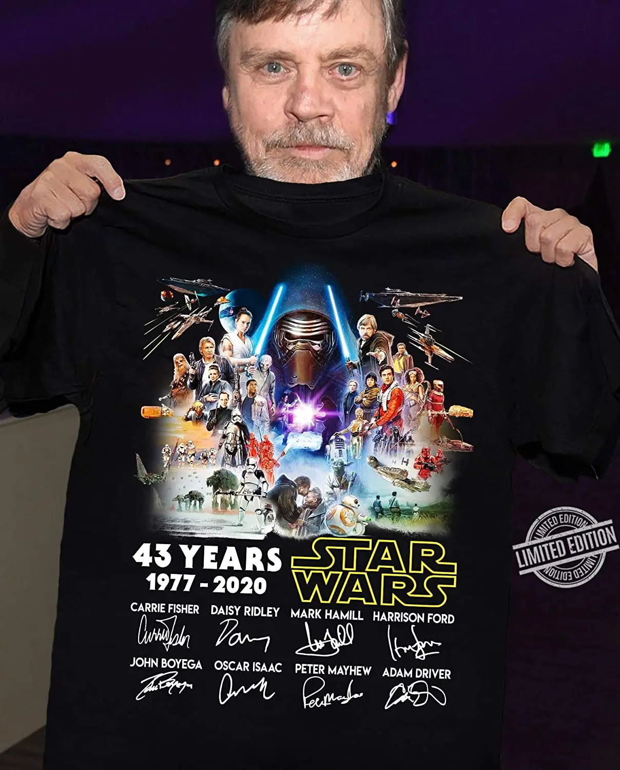 #Star Movie War All Cast Signed 43Rd Anniversary 1977-2020 Movie Film Cinema T Shirt Gift Tee Love Shirt
#Star Movie War All Cast Signed 43Rd Anniversary 1977-2020 Movie Film Cinema T Shirt Gift Tee Love Shirt