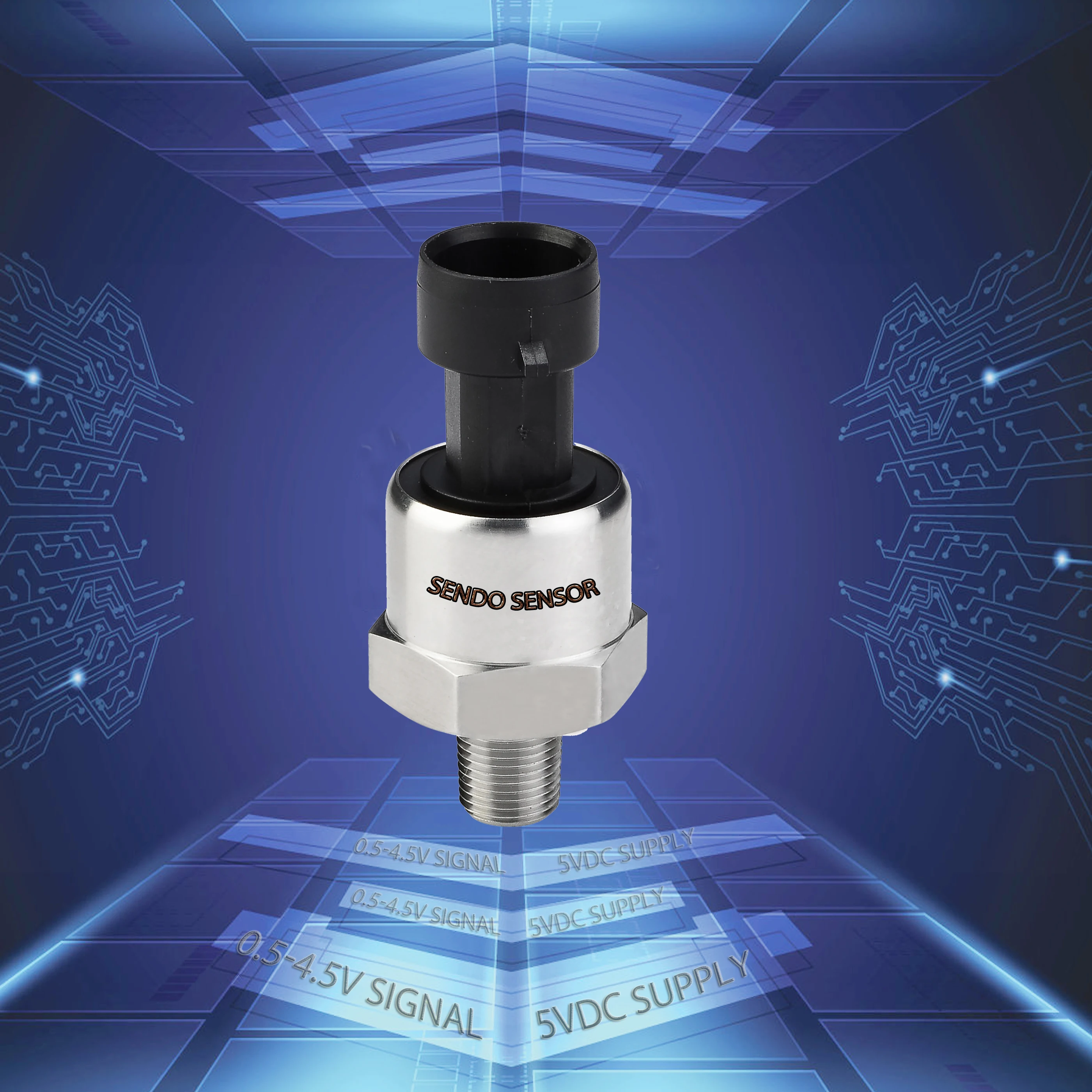 0 to 100 bar 10mpa, 60bar 6 mpa, 40 bar 4 mpa, 5Vdc power, 0.5 4.5V signal pressure transmitter, low cost pression sensor, 14npt
0 to 100 bar 10mpa, 60bar 6 mpa, 40 bar 4 mpa, 5Vdc power, 0.5 4.5V signal pressure transmitter, low cost pression sensor, 14npt