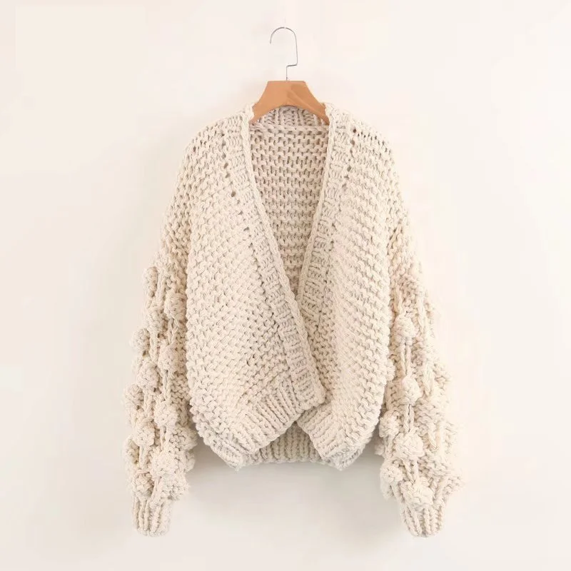 Knitting Hollow Out Sweater Loose Fit Scarf Collar Long Lantern Sleeve Cardigan Women 2020 Summer Autumn New Fashion Sweaters
Knitting Hollow Out Sweater Loose Fit Scarf Collar Long Lantern Sleeve Cardigan Women 2020 Summer Autumn New Fashion Sweaters