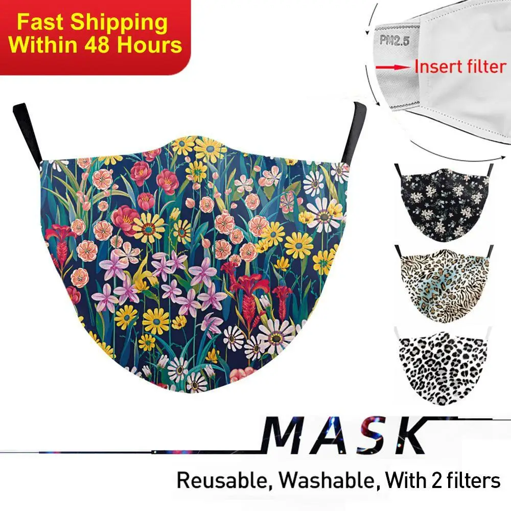 Zawaland Unisex Flower Print Face Mask Washable Proof Dust Mouth Cover Reusable Fashion Fabric Masks
Zawaland Unisex Flower Print Face Mask Washable Proof Dust Mouth Cover Reusable Fashion Fabric Masks