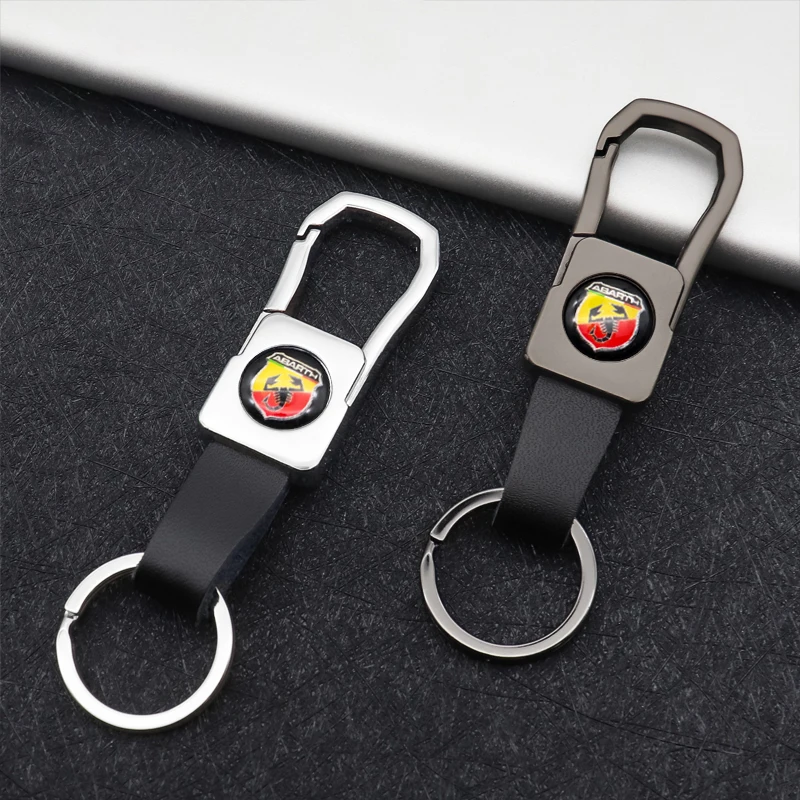 Metal leather portable keychain car accessories suitable for logo 500 595 1100 Stilo Ducato Palio fashion key ring
Metal leather portable keychain car accessories suitable for logo 500 595 1100 Stilo Ducato Palio fashion key ring