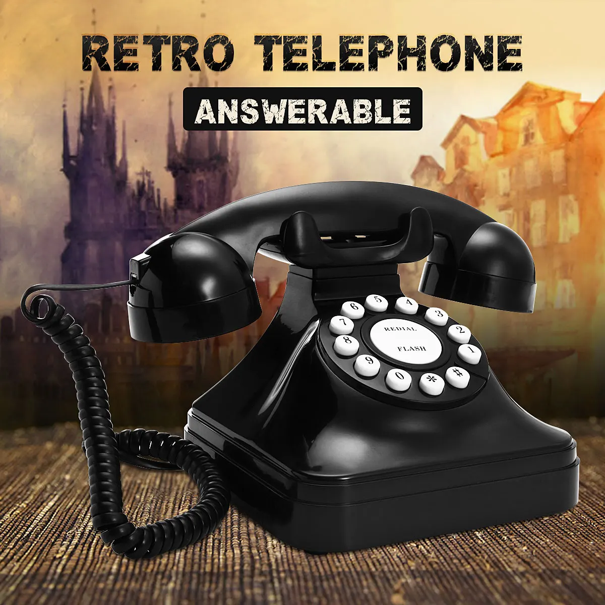 1 шт., миниатюрная фигурка телефона в стиле ретро
1 шт., миниатюрная фигурка телефона в стиле ретро