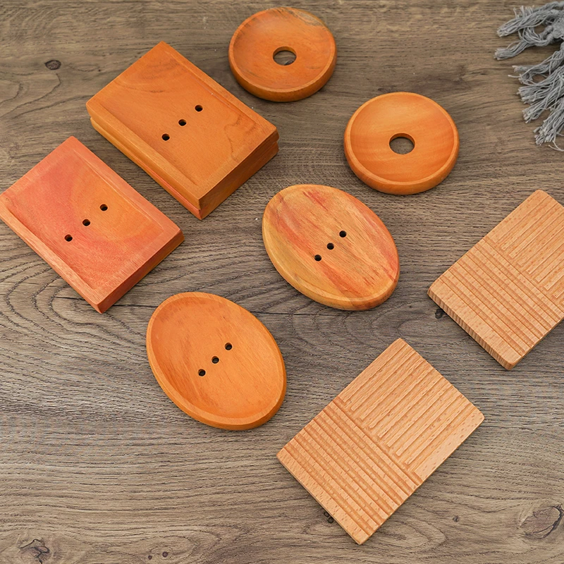 Japan Style Sapele wood square oval soap holder simple wooden drain handmade soap box
Japan Style Sapele wood square oval soap holder simple wooden drain handmade soap box