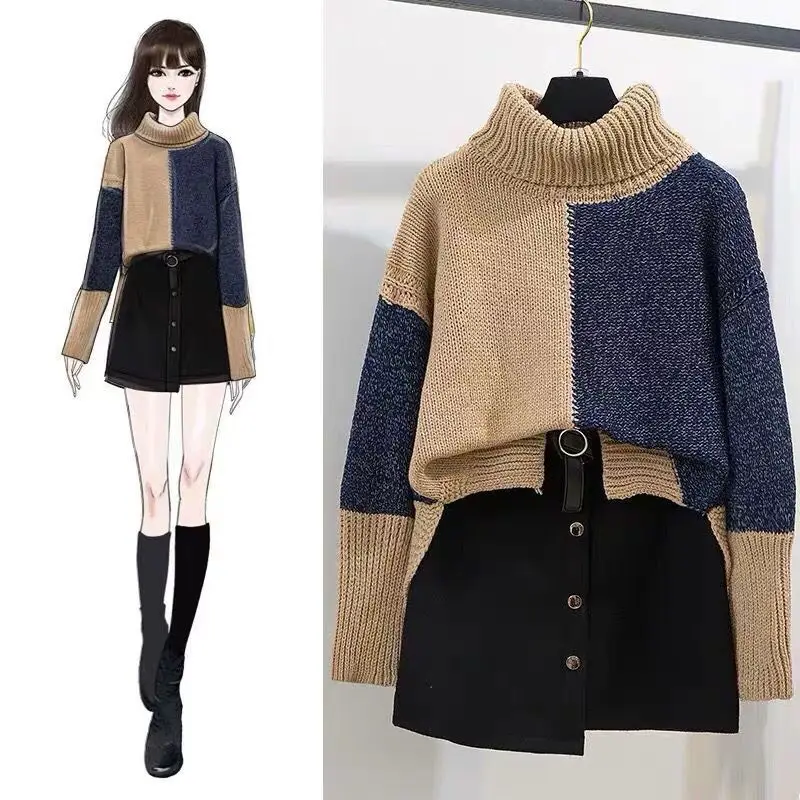two pieces women sets knitted sweates and MINI skirts slim clothing college students autumn/spring Korean style women clothing
two pieces women sets knitted sweates and MINI skirts slim clothing college students autumn/spring Korean style women clothing
