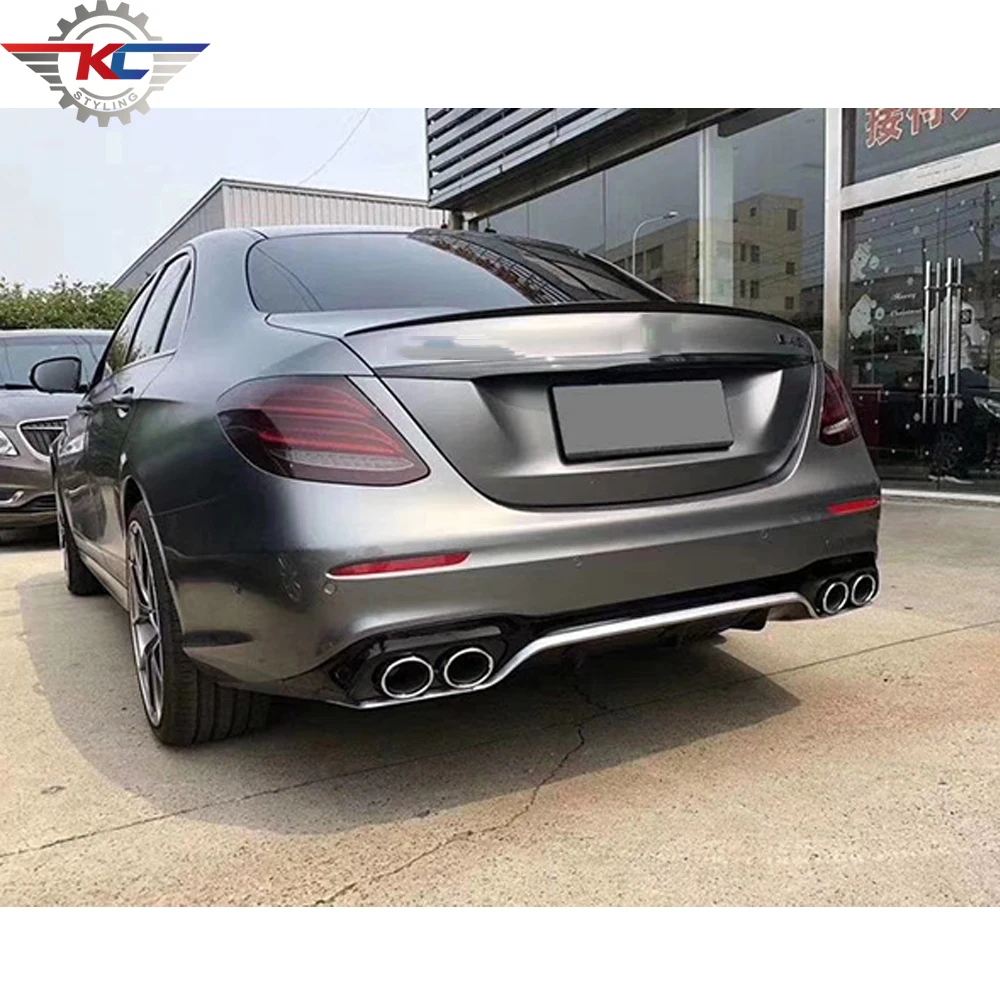 W213 Rear Diffuser for Benz E classe 2016-2020 E200 E300 E320 E350 PP Rear Lip E53 E63 style Exhaust Tips
W213 Rear Diffuser for Benz E classe 2016-2020 E200 E300 E320 E350 PP Rear Lip E53 E63 style Exhaust Tips