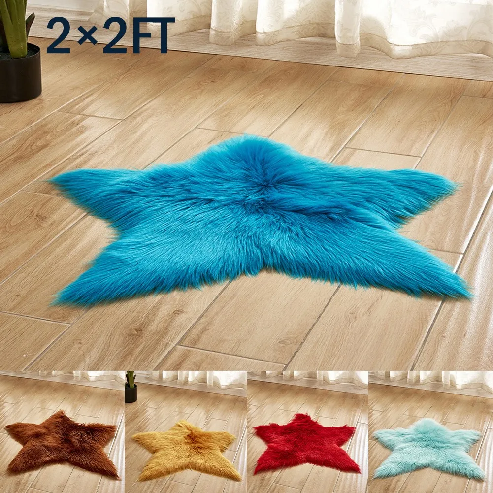 Five-Pointed Star Shaggy Floor Carpet Shaggy Soft Mat For Home Bedside Bathroom Living Room Bedroom Children's Crawling Mat
Five-Pointed Star Shaggy Floor Carpet Shaggy Soft Mat For Home Bedside Bathroom Living Room Bedroom Children's Crawling Mat