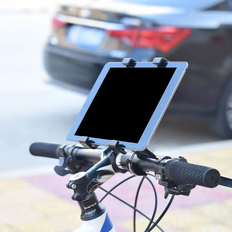 

Y1AE Spinning Bike Tablet Mount Holder, Indoor Stationary Exercise Bikes Tablet Clamp, Gym Treadmill Elliptical Tablet Stand