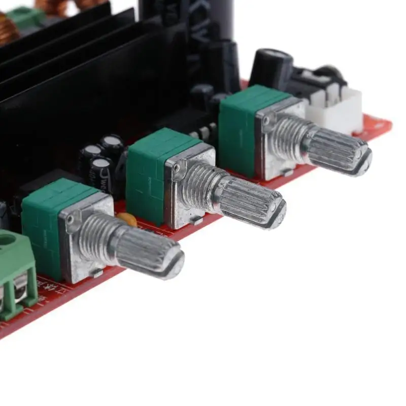 2.1 Channel Digital Subwoofer Power Amplifier Board TPA3116D2 Speaker Stereo Audio AMP Module Power Amplifier 2x50W +100W
2.1 Channel Digital Subwoofer Power Amplifier Board TPA3116D2 Speaker Stereo Audio AMP Module Power Amplifier 2x50W +100W