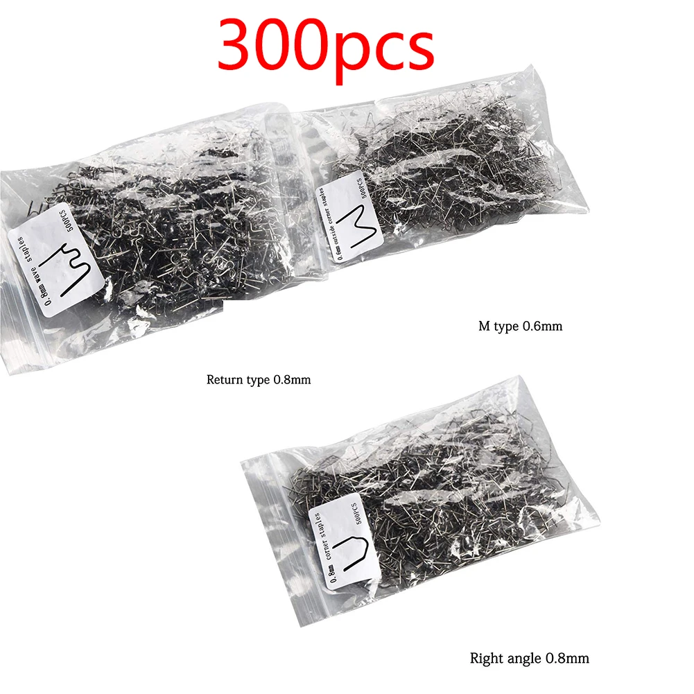 300pcs Durable Stainless Steel Repair Shop Accessories Universal Professional Hot Stapler Car Bumper Welding Nail Electrode Wire
300pcs Durable Stainless Steel Repair Shop Accessories Universal Professional Hot Stapler Car Bumper Welding Nail Electrode Wire