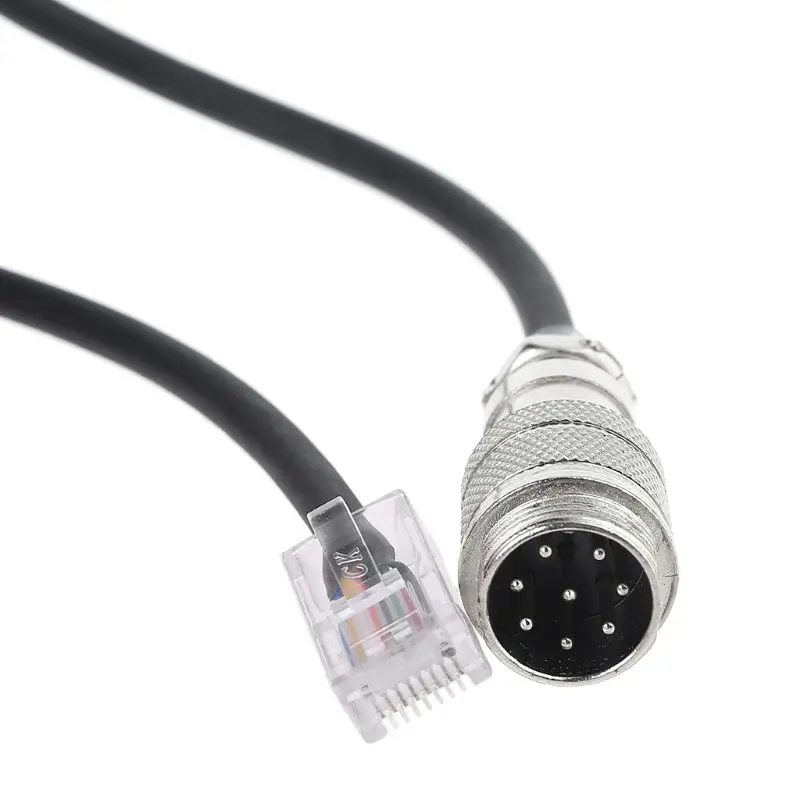 8 Pin to RJ-45 Modular Plug Mic Cable Adapter for Yaesu Microphone MD-200 MD-100 M-1 M-100 FT-450 FT-900 FT-991 
8 Pin to RJ-45 Modular Plug Mic Cable Adapter for Yaesu Microphone MD-200 MD-100 M-1 M-100 FT-450 FT-900 FT-991