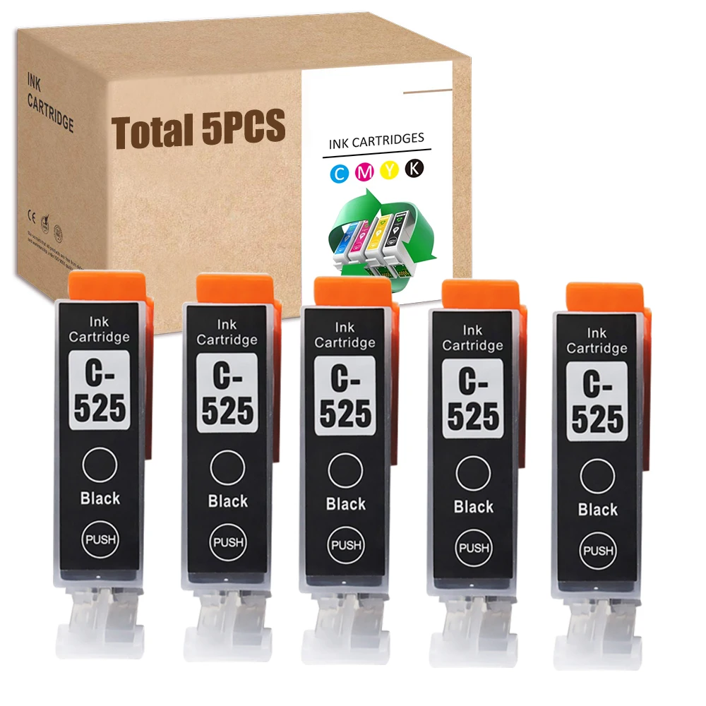 HS 5x PGI-525BK PGI-525 Blalck for Canon 525 Black Pixma IP4850 MG5140 MG5150 MG5240 MG5250 MG5340 MG5350 MX715 MX885 MX895
HS 5x PGI-525BK PGI-525 Blalck for Canon 525 Black Pixma IP4850 MG5140 MG5150 MG5240 MG5250 MG5340 MG5350 MX715 MX885 MX895