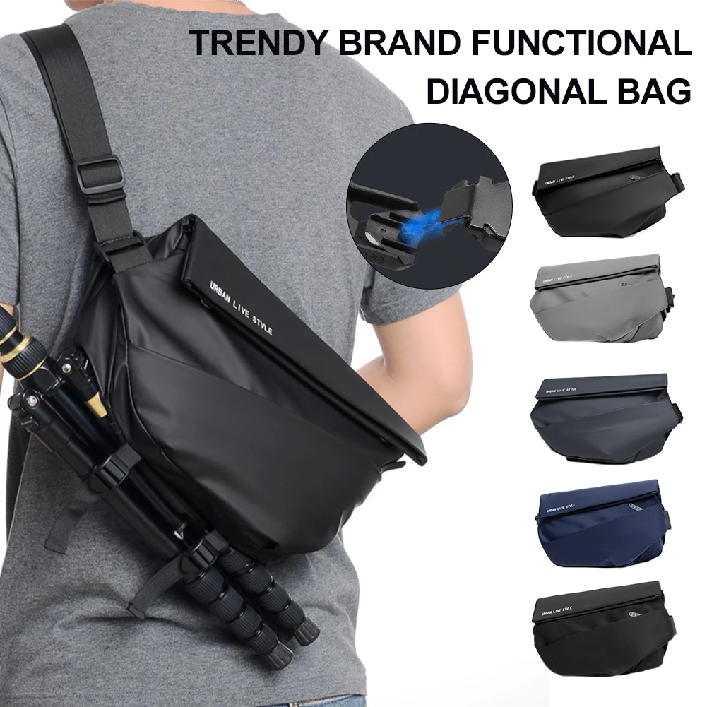 Trendy Brand Men's Functional Messenger Bag Waterproof Ipad Multifunctional Chest Bag Men's Personal Shoulder Bag Crossbody Bags
Trendy Brand Men's Functional Messenger Bag Waterproof Ipad Multifunctional Chest Bag Men's Personal Shoulder Bag Crossbody Bags