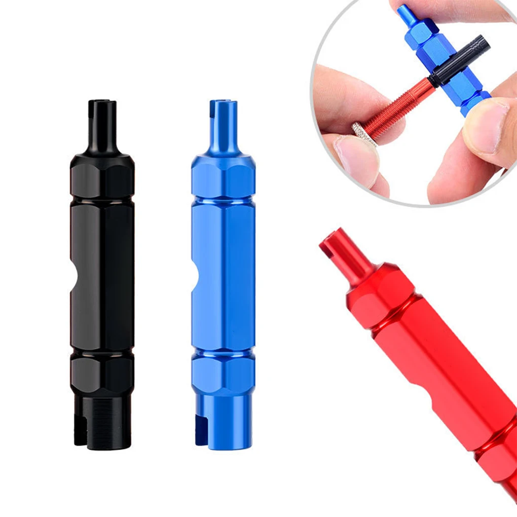 Bicycle Tire Nozzle Wrench Multifunctional Valve Core Tool Double-head Portable Removal disassembly spanner Bike Repair Tool
Bicycle Tire Nozzle Wrench Multifunctional Valve Core Tool Double-head Portable Removal disassembly spanner Bike Repair Tool