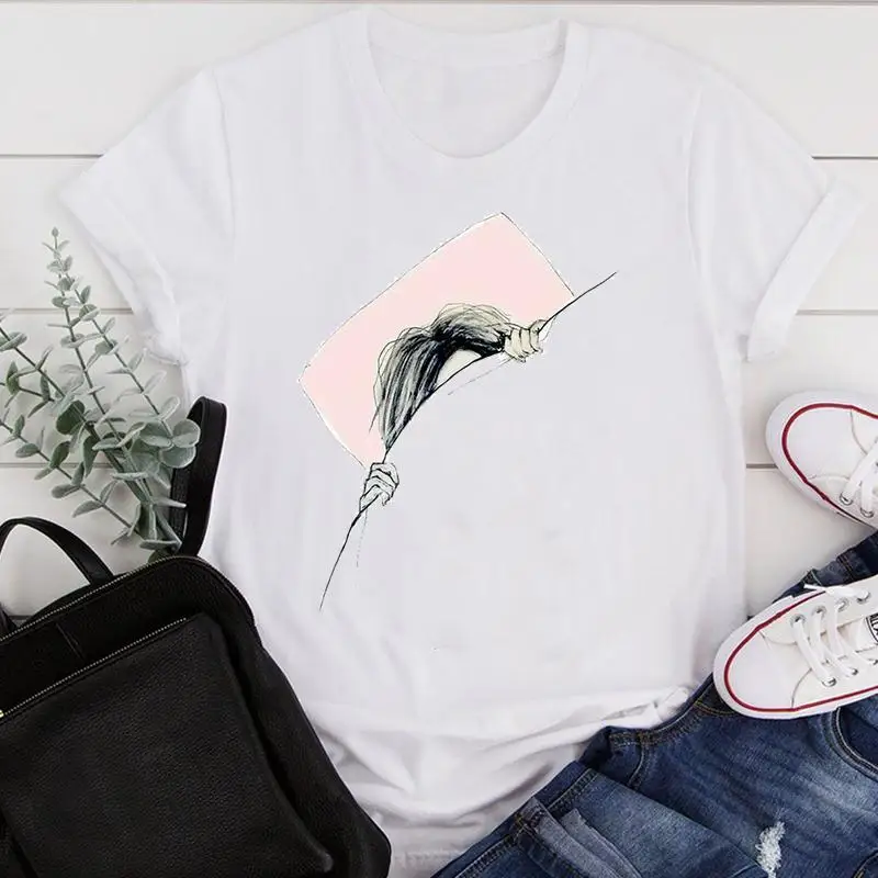 Women Clothes Cartoon Ladies 90s Funny Cute Watercolor Summer Print Fashion Tshirt Female Short Sleeve Tee Top Graphic T-shirt
Women Clothes Cartoon Ladies 90s Funny Cute Watercolor Summer Print Fashion Tshirt Female Short Sleeve Tee Top Graphic T-shirt