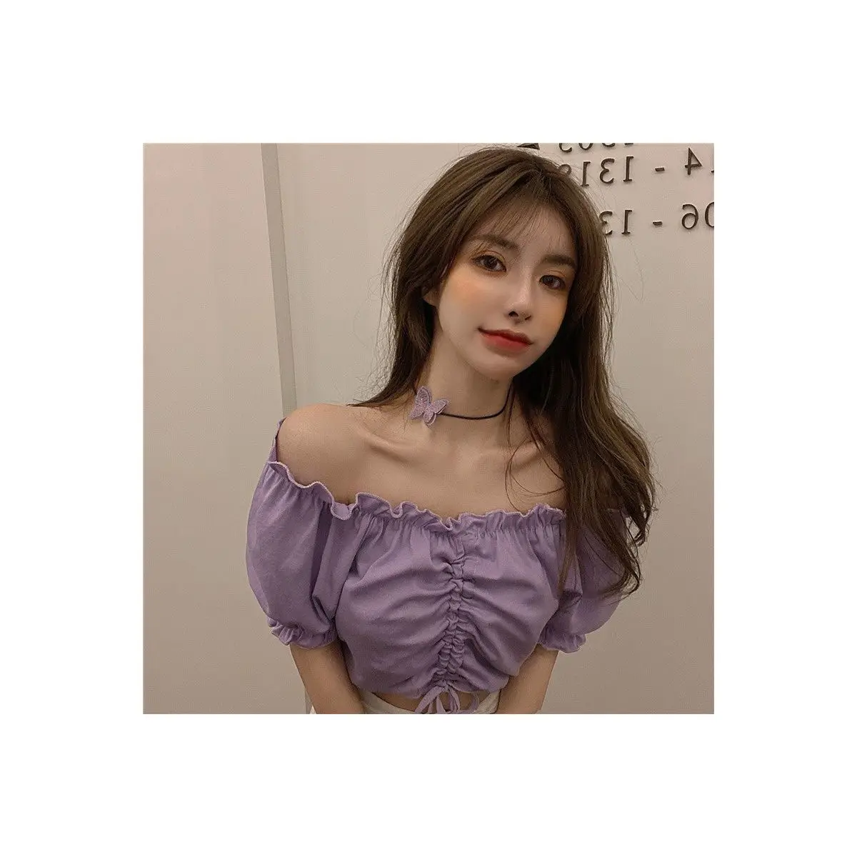 Summer Sexy off Shoulder Crop Top Ruffles White Shirt Women Puff Sleeve Harajuku Tee Shirt Chiffon Blouse 2021 Fashion Lace up 
Summer Sexy off Shoulder Crop Top Ruffles White Shirt Women Puff Sleeve Harajuku Tee Shirt Chiffon Blouse 2021 Fashion Lace up