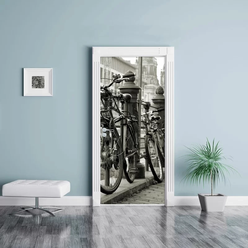 Door Stickers Home Decor Renew PVC Mural Paper Print Art Gray Street Bike Picture Self Adhesive Waterproof Wallpaper For Bedroom
Door Stickers Home Decor Renew PVC Mural Paper Print Art Gray Street Bike Picture Self Adhesive Waterproof Wallpaper For Bedroom