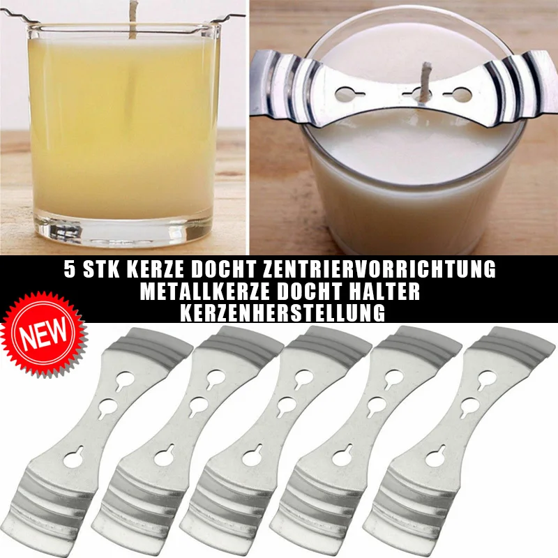 Handmade 5pcs/Set Metal Candle Wicks Centering Device Holder Candle Making Supplies DIY Accessories
Handmade 5pcs/Set Metal Candle Wicks Centering Device Holder Candle Making Supplies DIY Accessories