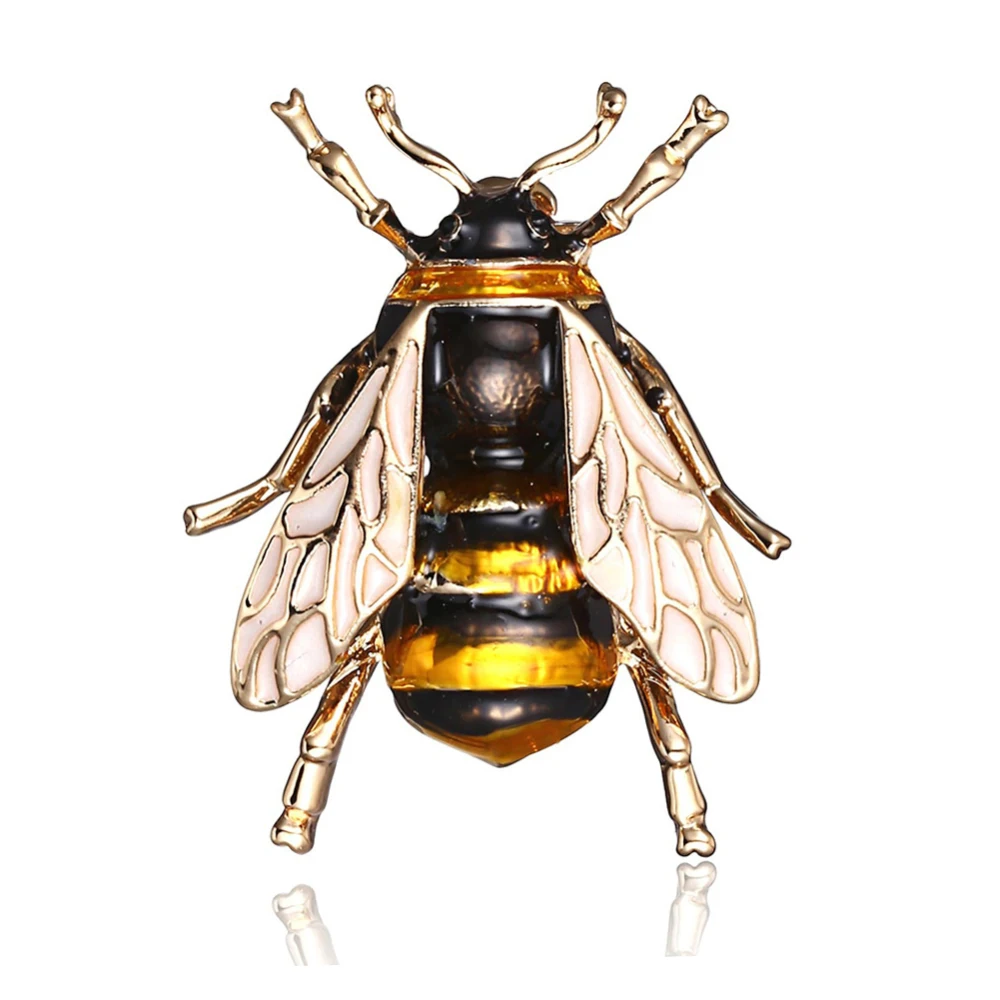 Винтажная брошь в виде пчелы Ювелирное Украшение булавки для женщин и мужчин