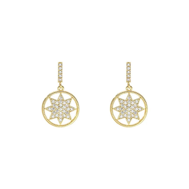 Fashion Inlaid Zircon Dainty Round Stud Earrings Women Temperament Star Earrings Hypoallergenic Jewelry 2021 Trends
Fashion Inlaid Zircon Dainty Round Stud Earrings Women Temperament Star Earrings Hypoallergenic Jewelry 2021 Trends
