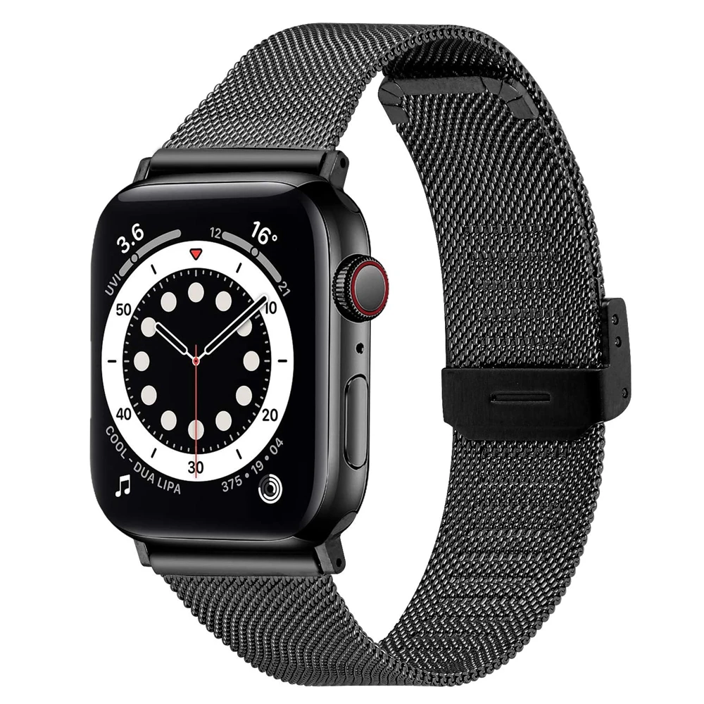 Bands for Apple Watch Strap Series 6/SE/5/4 40mm 44mm Adjustable Metal Mesh Wrist Band for iWatch 6 SE 3 2 1 38mm 42mm Bracelet
Bands for Apple Watch Strap Series 6/SE/5/4 40mm 44mm Adjustable Metal Mesh Wrist Band for iWatch 6 SE 3 2 1 38mm 42mm Bracelet