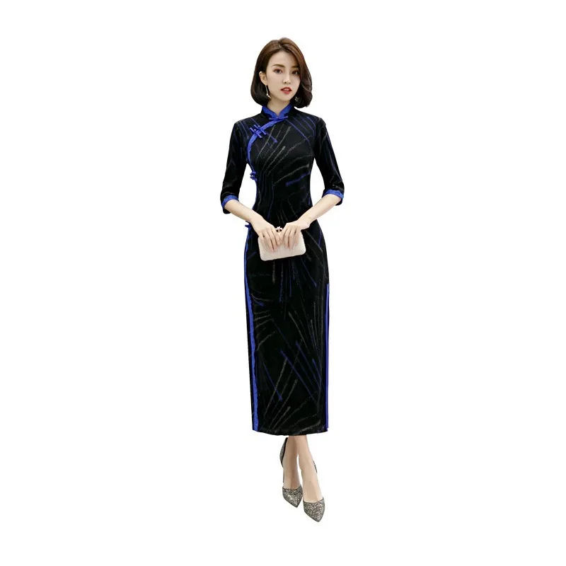 2020 autumn and winter cheongsam new retro improved cheongsam mid-length cheongsam dress fashion simple improved cheongsam
2020 autumn and winter cheongsam new retro improved cheongsam mid-length cheongsam dress fashion simple improved cheongsam