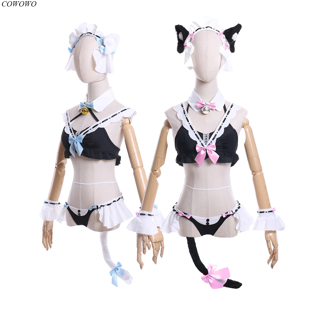 Аниме! Nekopara кошки рай шоколад ваниль горничная Платье Купальник униформа косплей костюм летний бассейн вечеринка наряд для женщин
Аниме! Nekopara кошки рай шоколад ваниль горничная Платье Купальник униформа косплей костюм летний бассейн вечеринка наряд для женщин