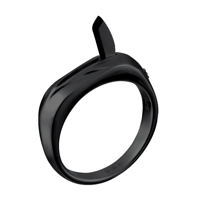 Titanium Steel Self-defense Ring Couple Invisible Multifunctional Decompression Knife Stainless Steel Emergency Anti-wolf Weapon
Titanium Steel Self-defense Ring Couple Invisible Multifunctional Decompression Knife Stainless Steel Emergency Anti-wolf Weapon