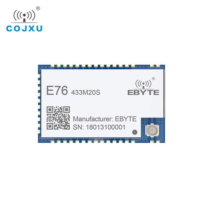 EFR32FG 20dbm 2500m cojxu E76-433M20S 433Mhz SOC SPI Wireless Transmitter and Receiver Module Long Range IPEX Antenna
EFR32FG 20dbm 2500m cojxu E76-433M20S 433Mhz SOC SPI Wireless Transmitter and Receiver Module Long Range IPEX Antenna