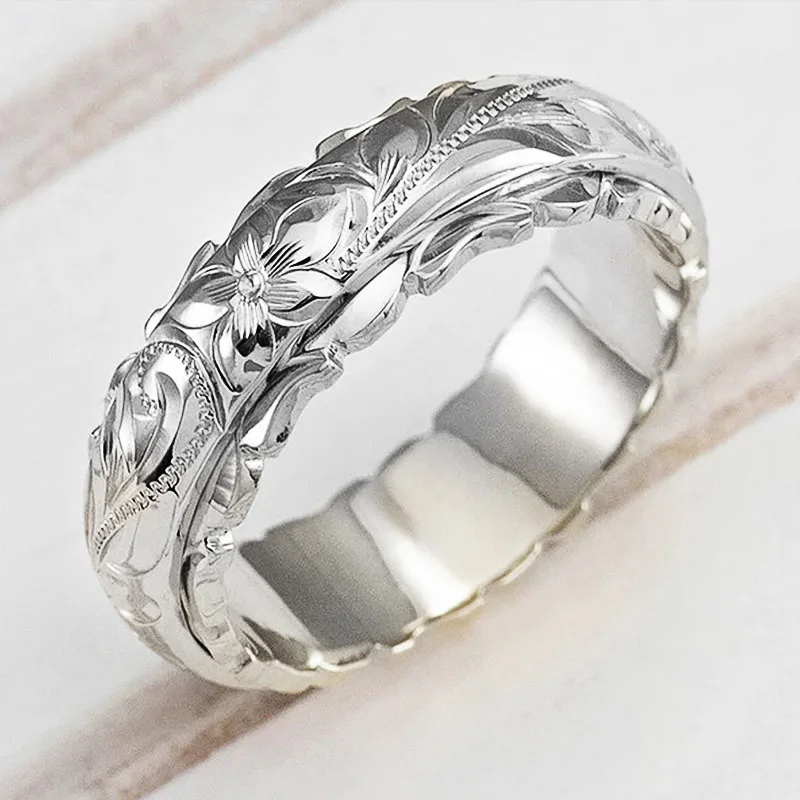 2021 Elegant Craved Flower Pattern Women Band Ring 3 Metal Colors Available Fine Wedding Bridal Rings Classic Timeless Jewelry
2021 Elegant Craved Flower Pattern Women Band Ring 3 Metal Colors Available Fine Wedding Bridal Rings Classic Timeless Jewelry