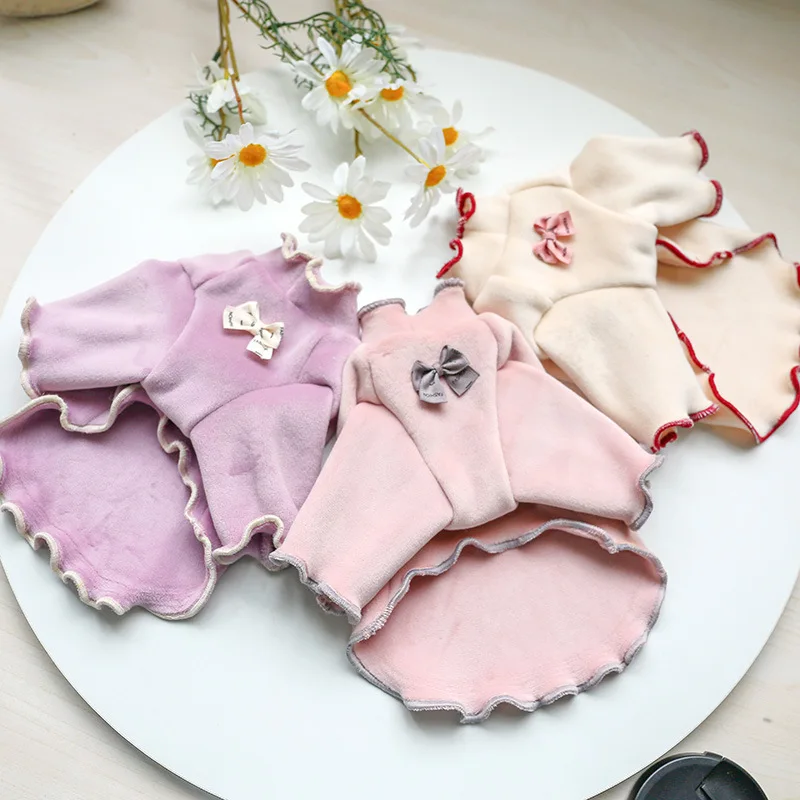 Cute Pullover Dogs Pets Clothing Bow Cat Shirt Soft Puppy Dog Accessory Dog Clothes Durable Warm Thick Clothing Velvet Dog Puppy
Cute Pullover Dogs Pets Clothing Bow Cat Shirt Soft Puppy Dog Accessory Dog Clothes Durable Warm Thick Clothing Velvet Dog Puppy